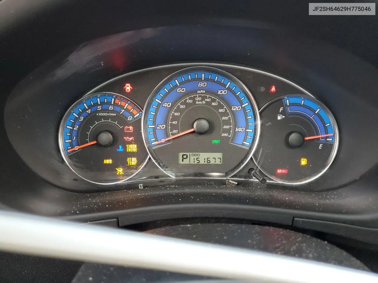 JF2SH64629H775046 2009 Subaru Forester 2.5X Limited