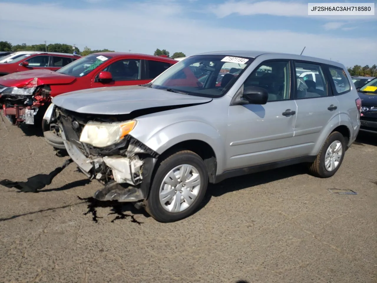 2010 Subaru Forester 2.5X VIN: JF2SH6AC3AH718580 Lot: 71971184