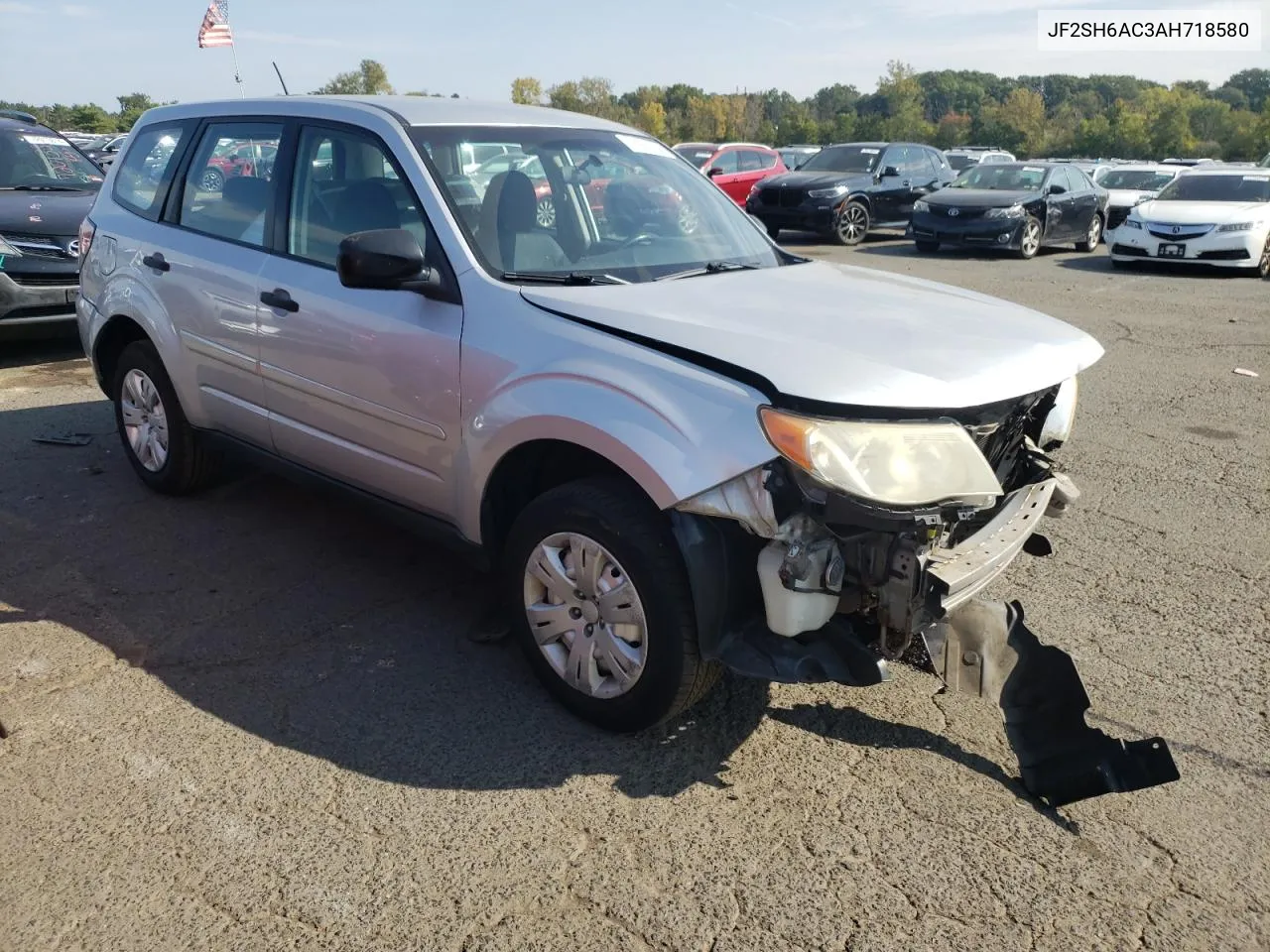 2010 Subaru Forester 2.5X VIN: JF2SH6AC3AH718580 Lot: 71971184