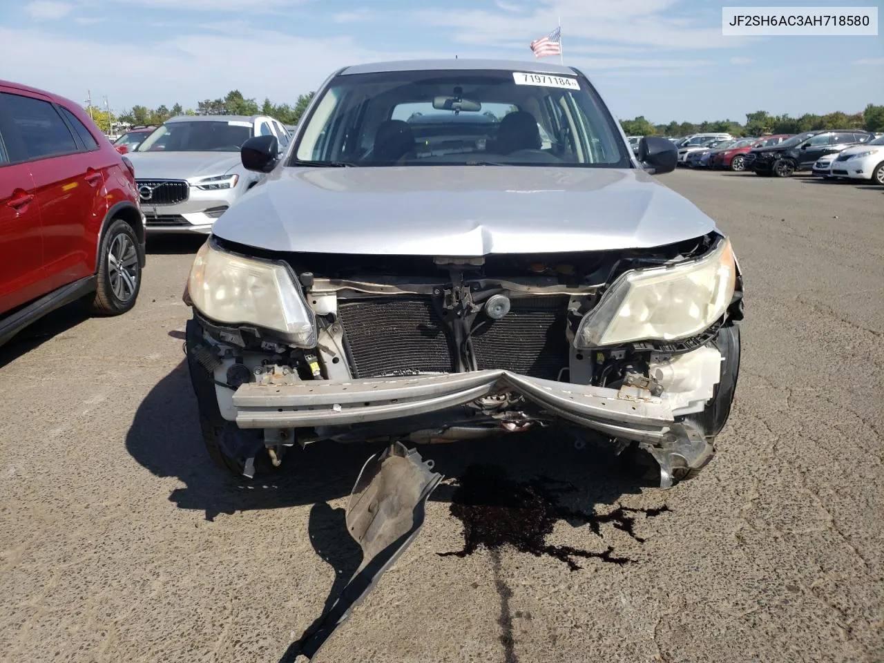 2010 Subaru Forester 2.5X VIN: JF2SH6AC3AH718580 Lot: 71971184