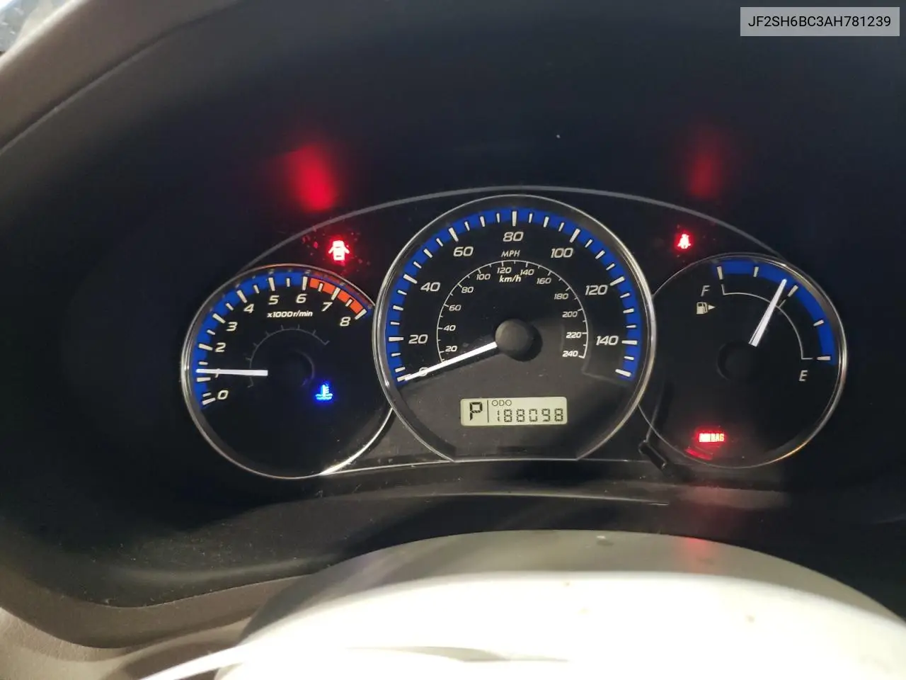 JF2SH6BC3AH781239 2010 Subaru Forester Xs