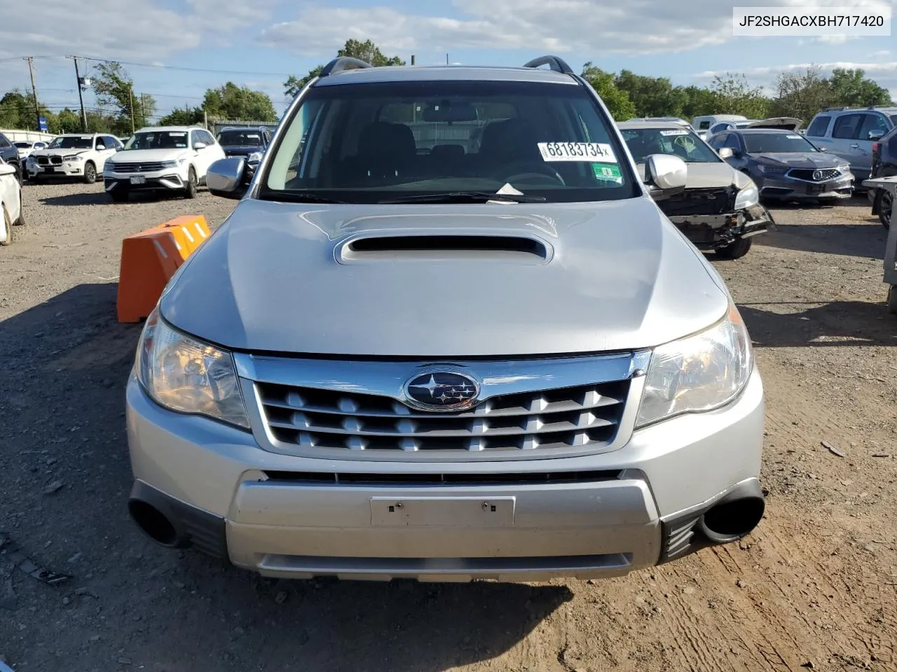 2011 Subaru Forester 2.5X VIN: JF2SHGACXBH717420 Lot: 68183734