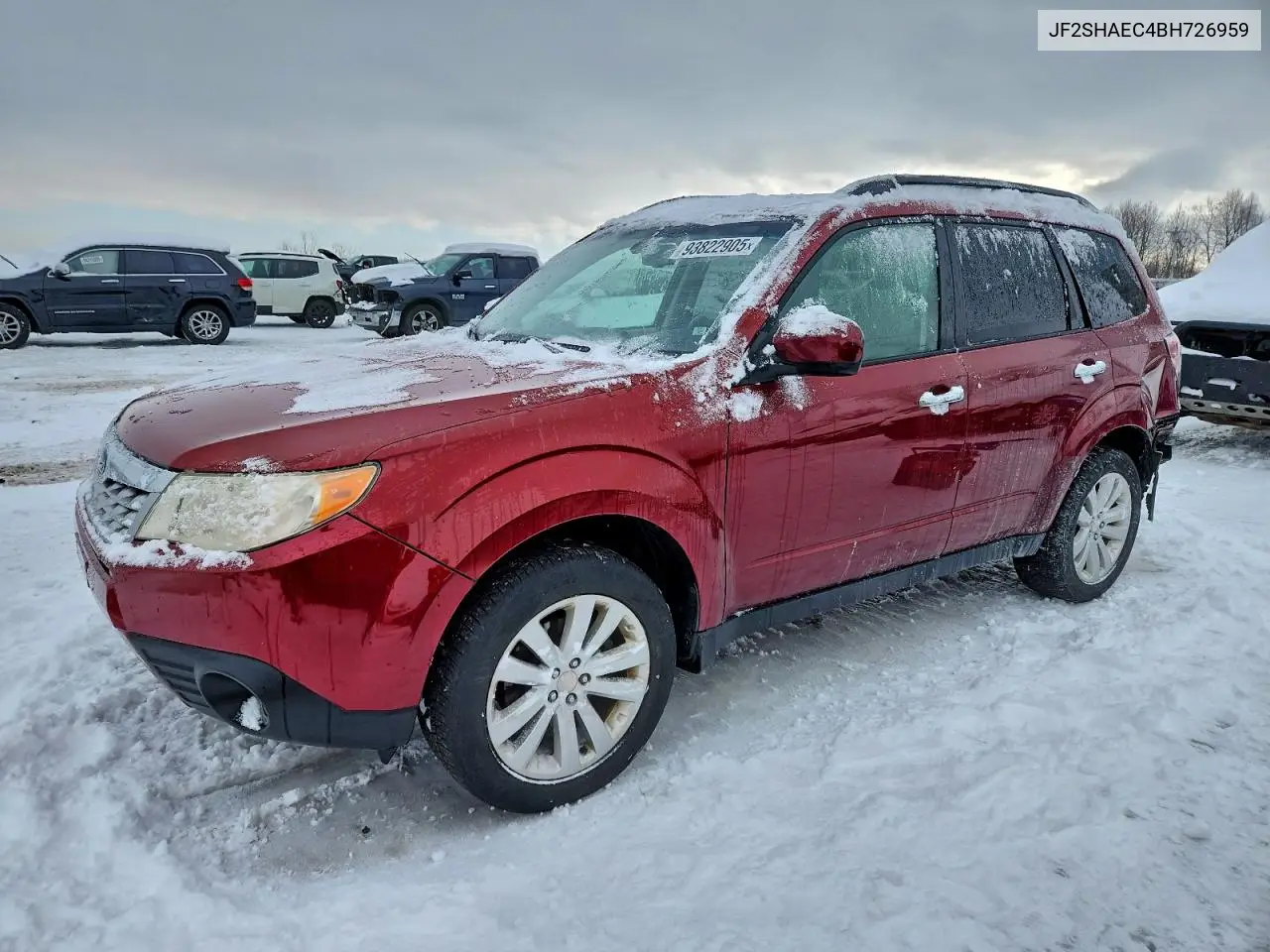 JF2SHAEC4BH726959 2011 Subaru Forester Limited