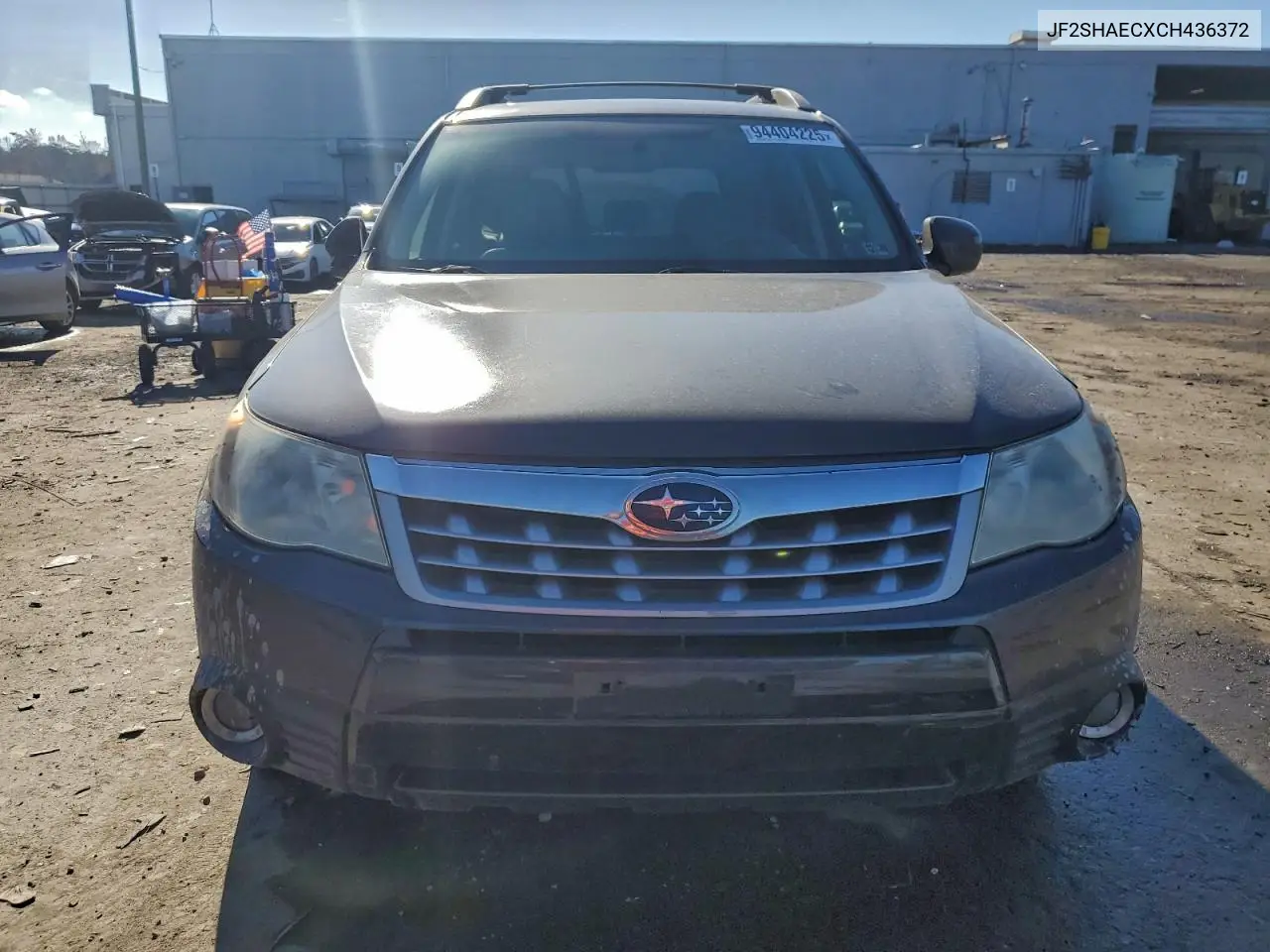 JF2SHAECXCH436372 2012 Subaru Forester Limited