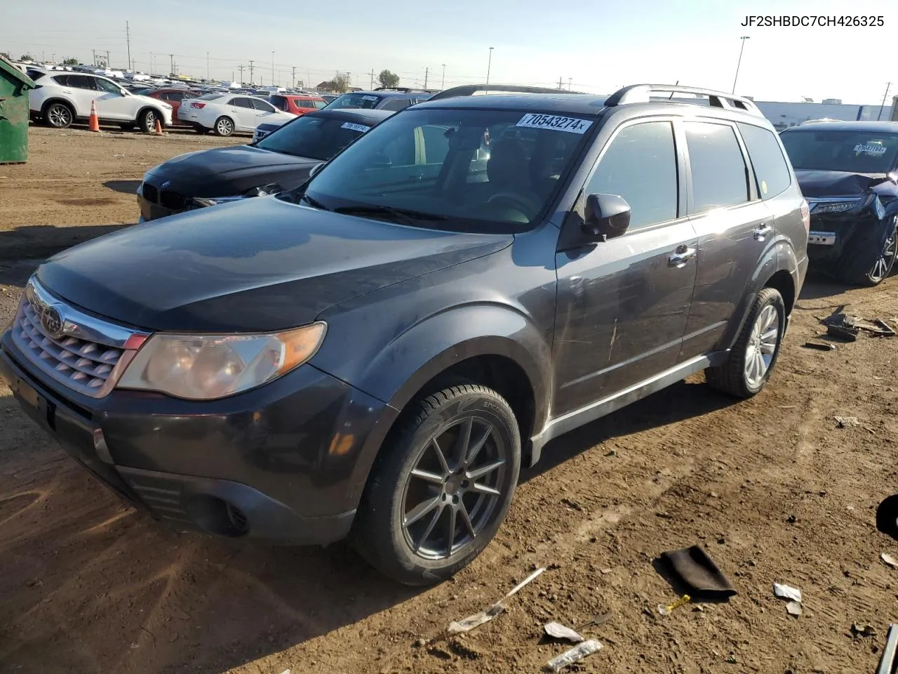 2012 Subaru Forester 2.5X Premium VIN: JF2SHBDC7CH426325 Lot: 70543274