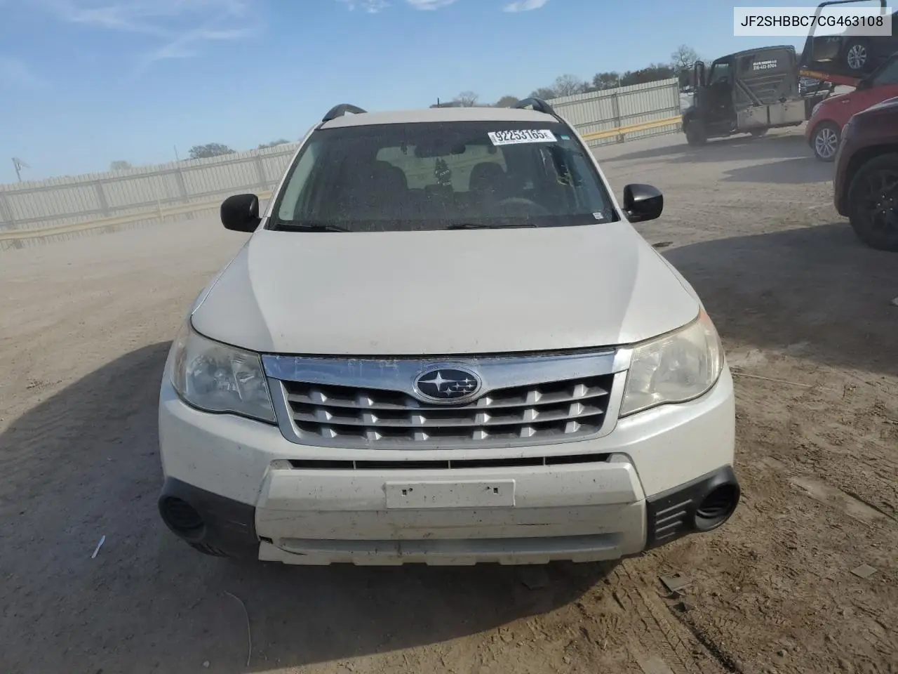 JF2SHBBC7CG463108 2012 Subaru Forester 2.5X