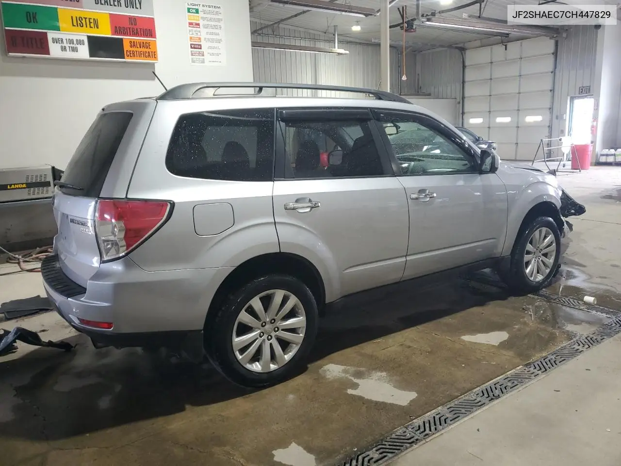 JF2SHAEC7CH447829 2012 Subaru Forester Limited