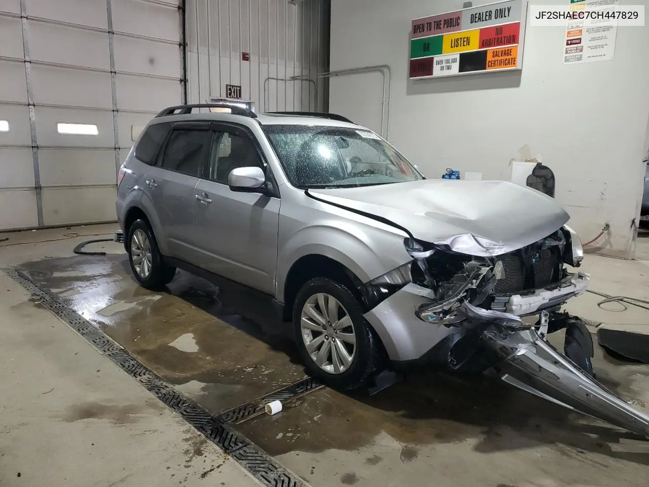 JF2SHAEC7CH447829 2012 Subaru Forester Limited
