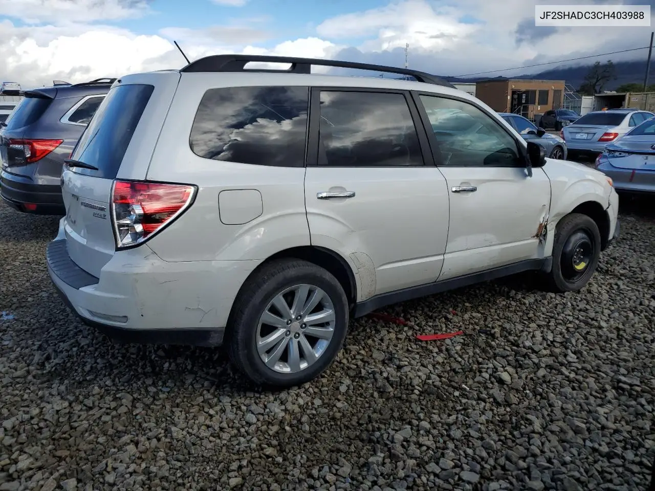 JF2SHADC3CH403988 2012 Subaru Forester 2.5X Premium