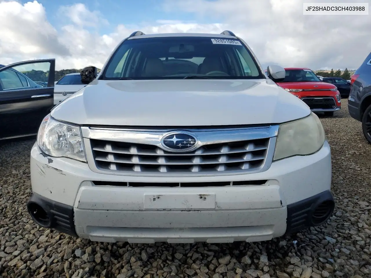JF2SHADC3CH403988 2012 Subaru Forester 2.5X Premium