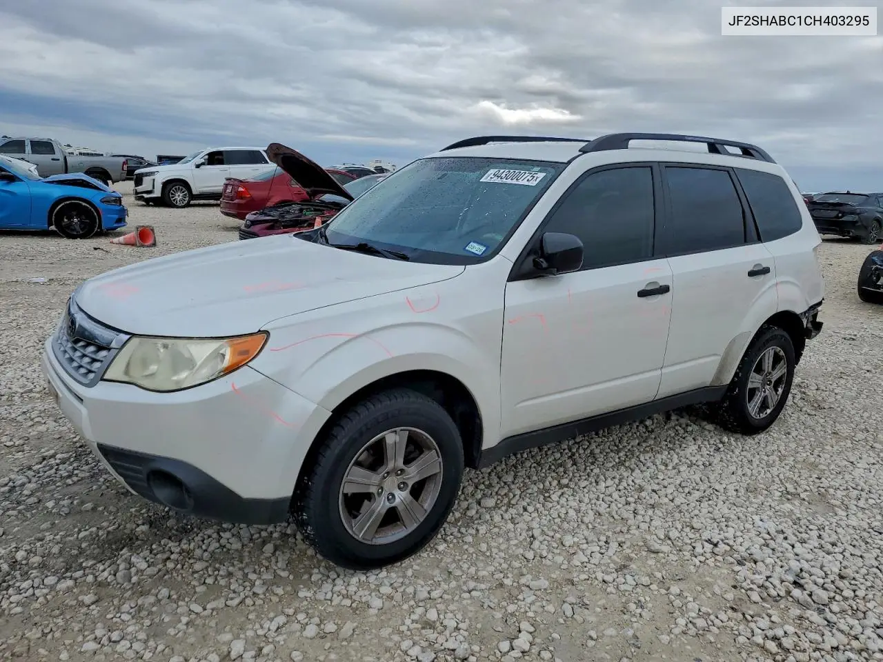 JF2SHABC1CH403295 2012 Subaru Forester 2.5X
