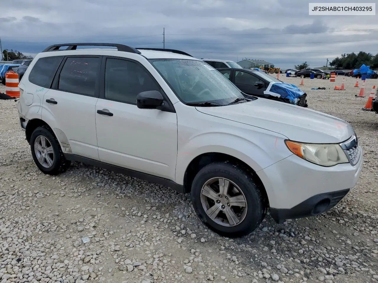 JF2SHABC1CH403295 2012 Subaru Forester 2.5X