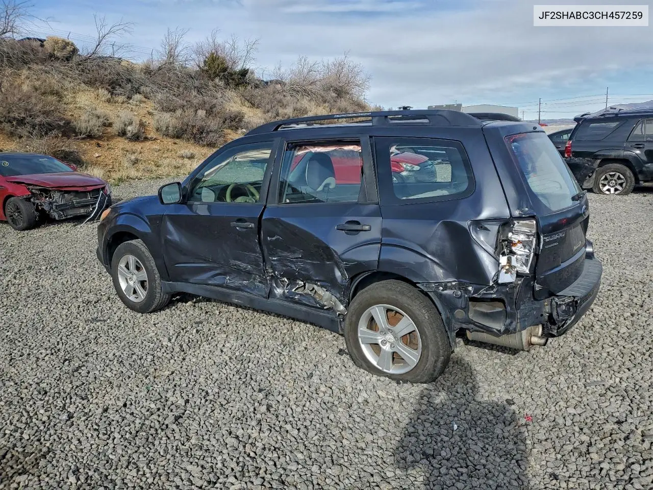 JF2SHABC3CH457259 2012 Subaru Forester 2.5X