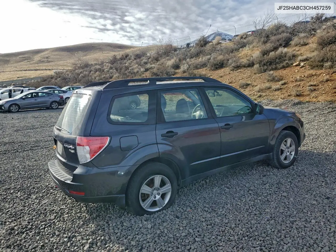 JF2SHABC3CH457259 2012 Subaru Forester 2.5X
