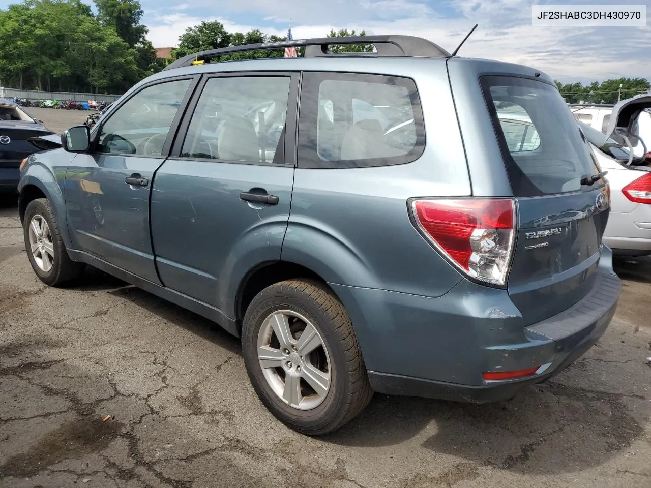 2013 Subaru Forester 2.5X VIN: JF2SHABC3DH430970 Lot: 62087024