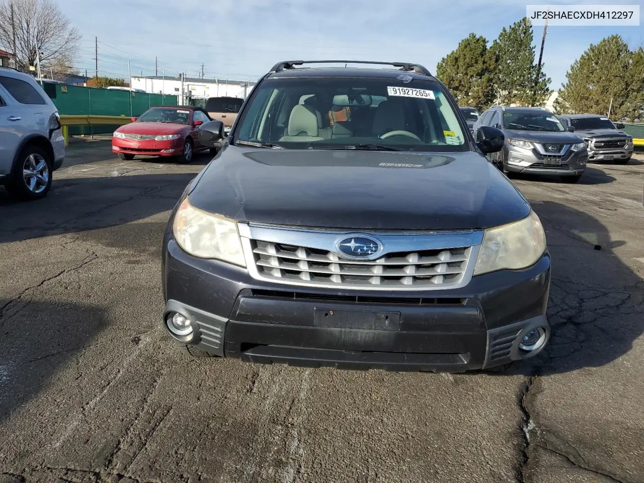 JF2SHAECXDH412297 2013 Subaru Forester Limited