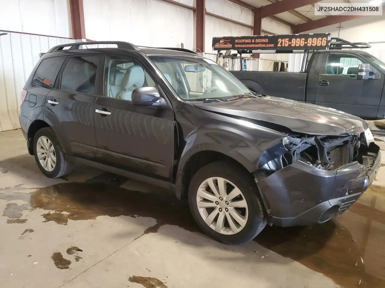 JF2SHADC2DH431508 2013 Subaru Forester 2.5X Premium