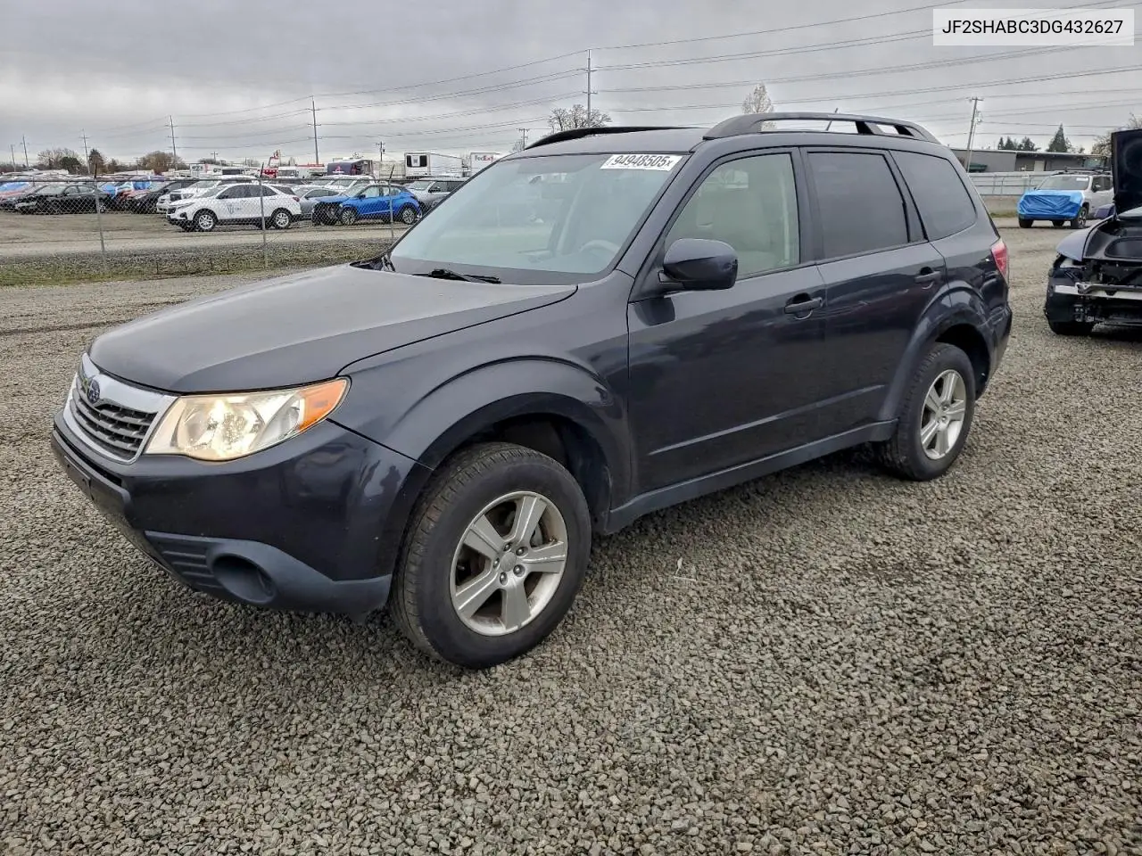 JF2SHABC3DG432627 2013 Subaru Forester 2.5X