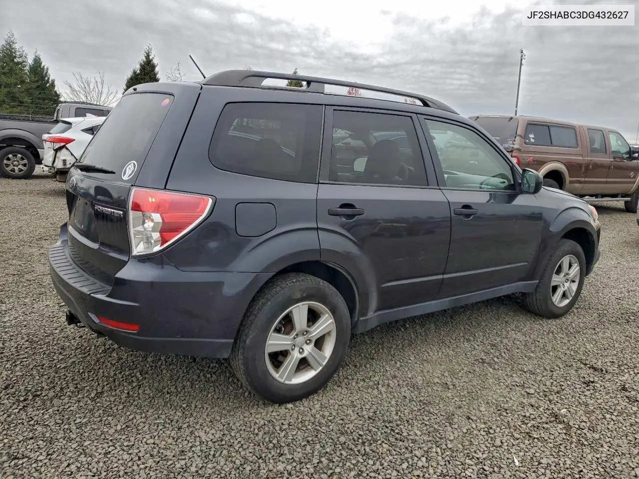 JF2SHABC3DG432627 2013 Subaru Forester 2.5X