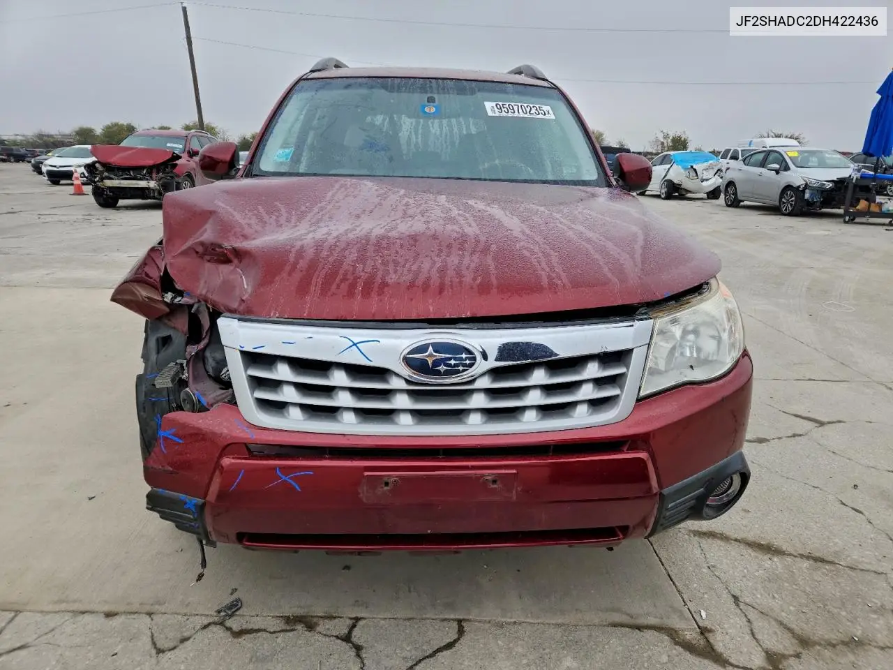 JF2SHADC2DH422436 2013 Subaru Forester 2.5X Premium