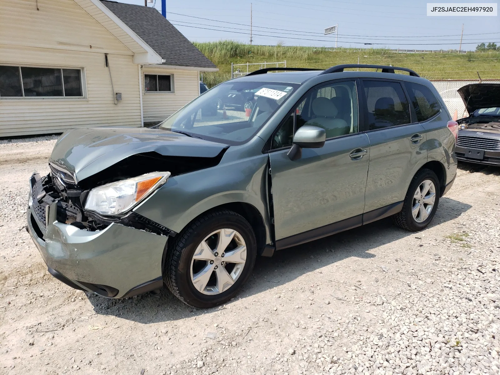 2014 Subaru Forester 2.5I Premium VIN: JF2SJAEC2EH497920 Lot: 67511314