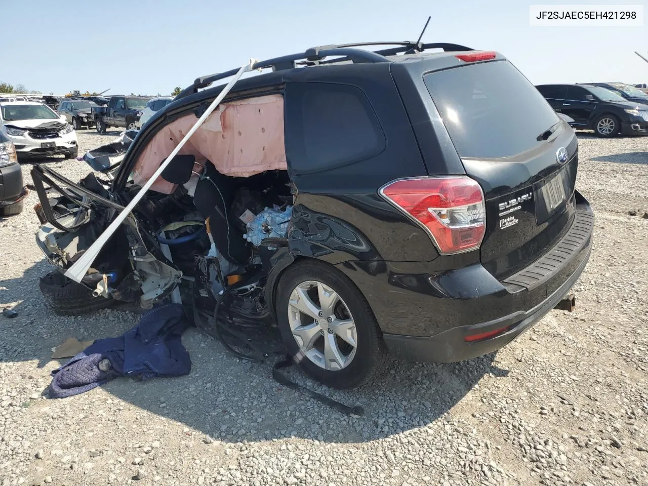 2014 Subaru Forester 2.5I Premium VIN: JF2SJAEC5EH421298 Lot: 70680014