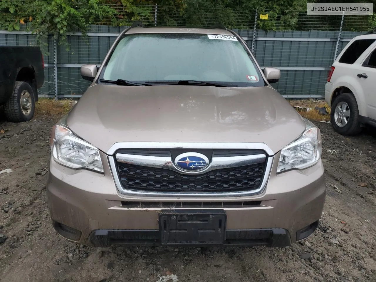 2014 Subaru Forester 2.5I Premium VIN: JF2SJAEC1EH541955 Lot: 72496594