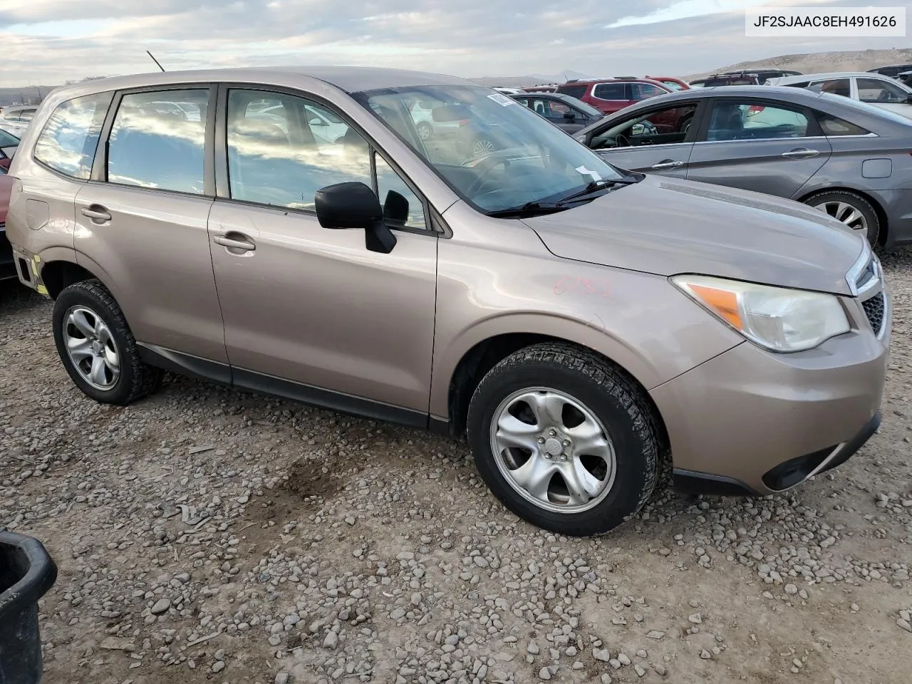 2014 Subaru Forester 2.5I VIN: JF2SJAAC8EH491626 Lot: 80368173