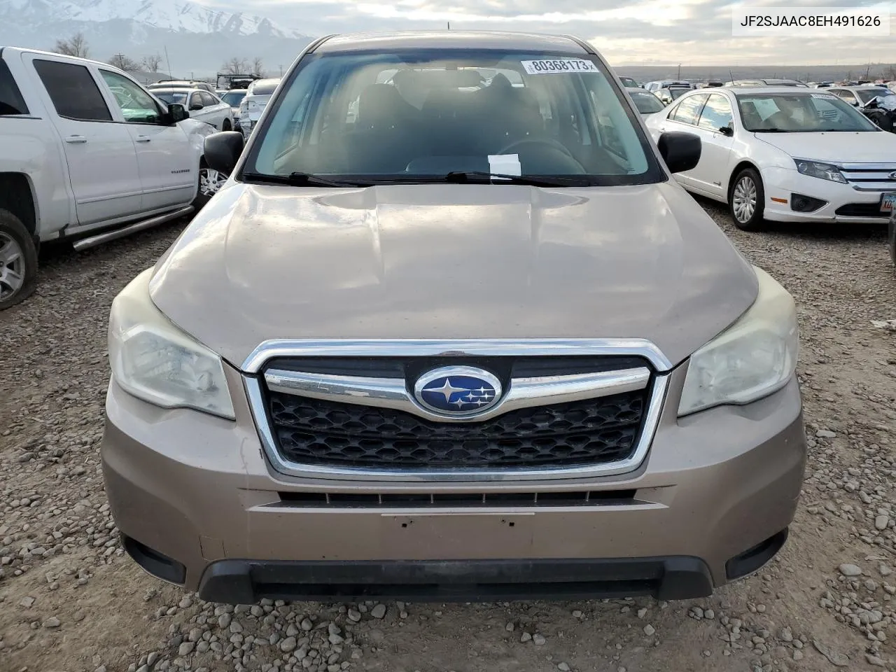 2014 Subaru Forester 2.5I VIN: JF2SJAAC8EH491626 Lot: 80368173