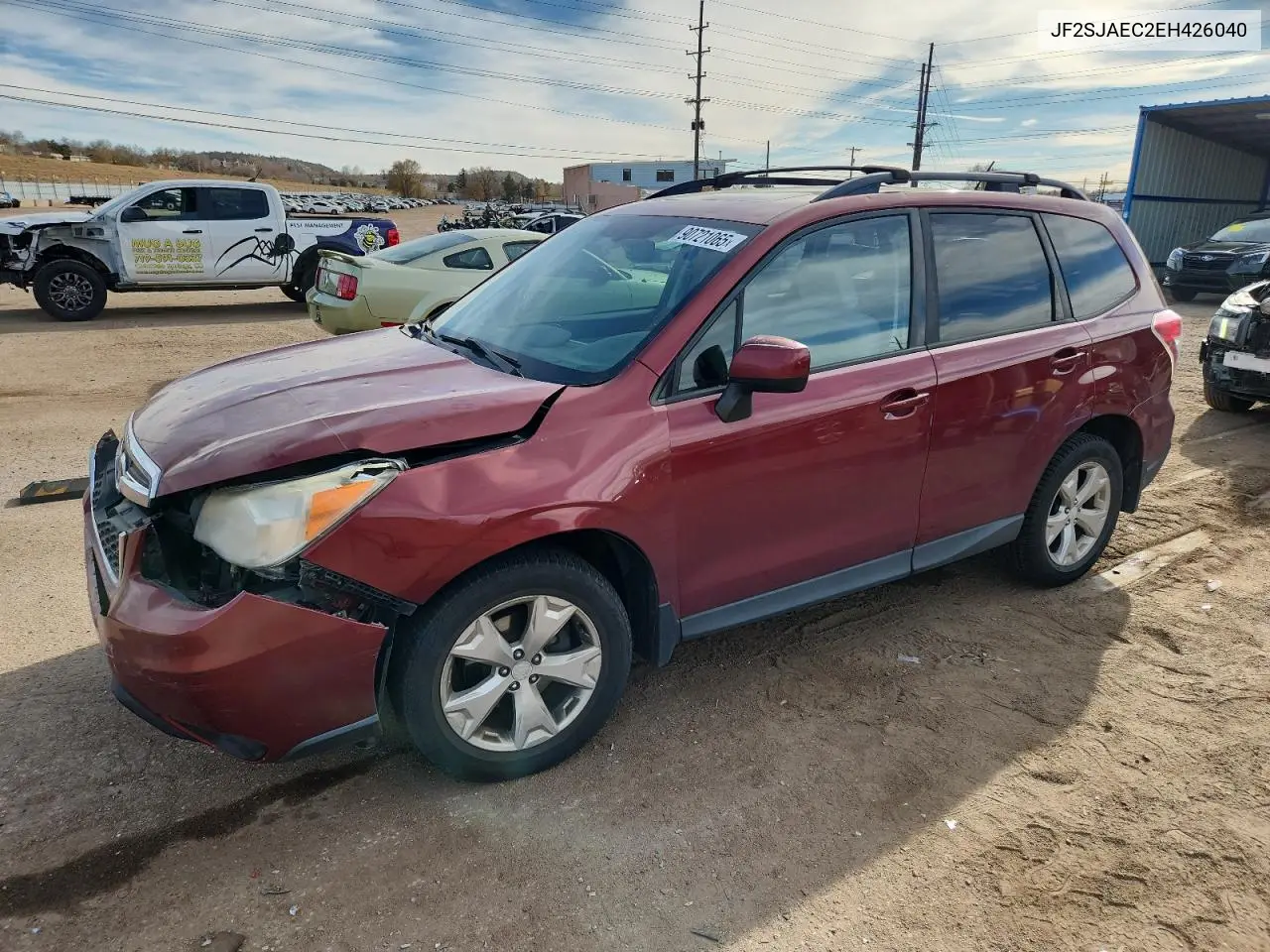 JF2SJAEC2EH426040 2014 Subaru Forester 2.5I Premium