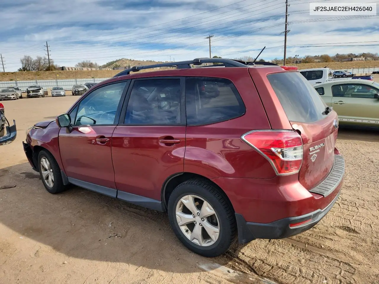 JF2SJAEC2EH426040 2014 Subaru Forester 2.5I Premium