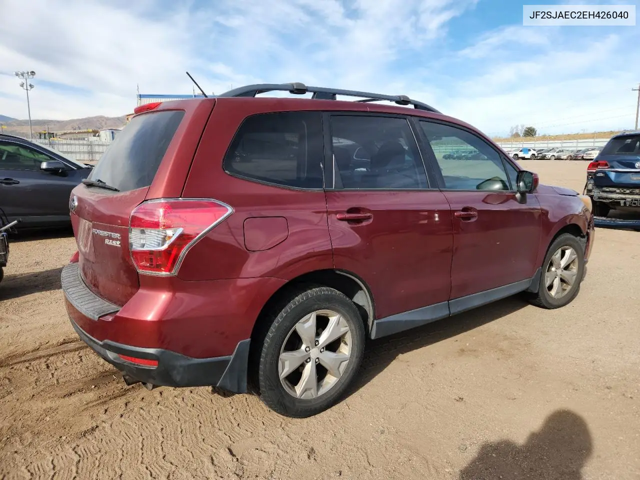 JF2SJAEC2EH426040 2014 Subaru Forester 2.5I Premium