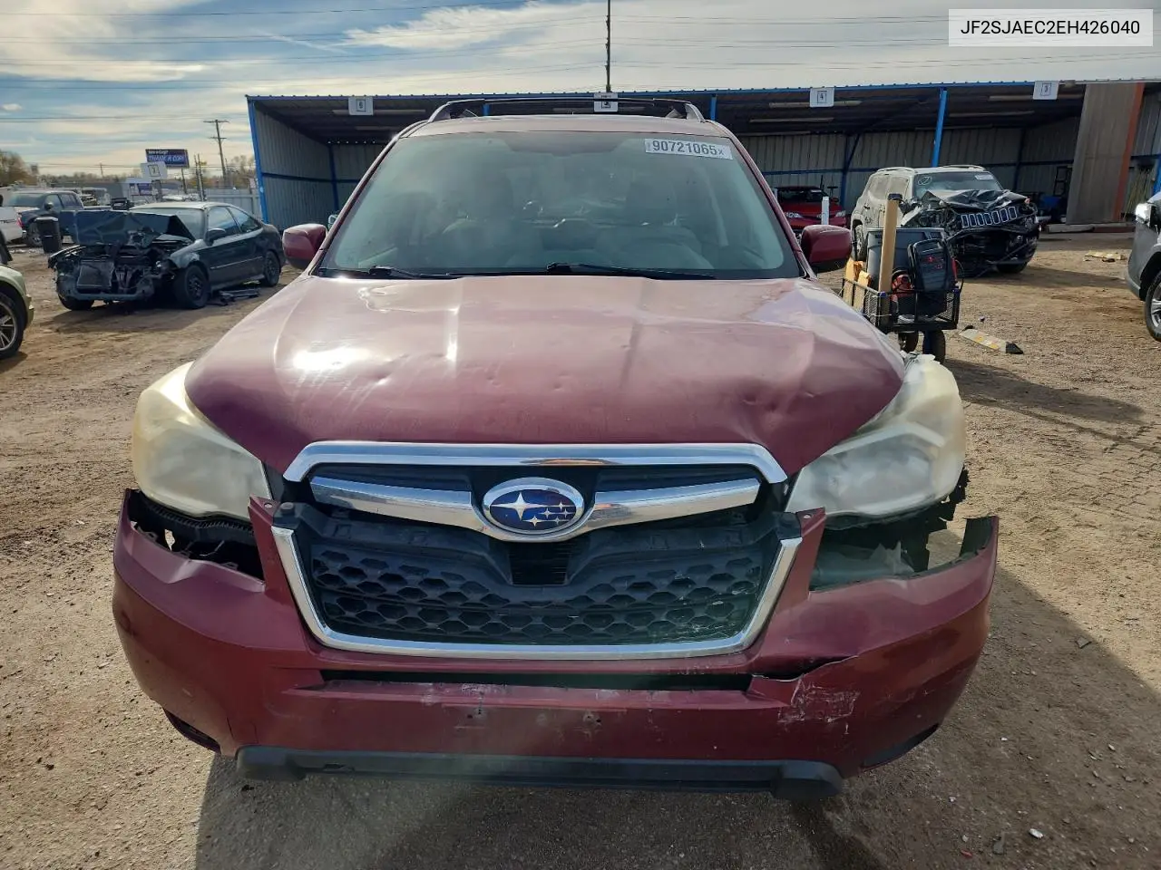 JF2SJAEC2EH426040 2014 Subaru Forester 2.5I Premium