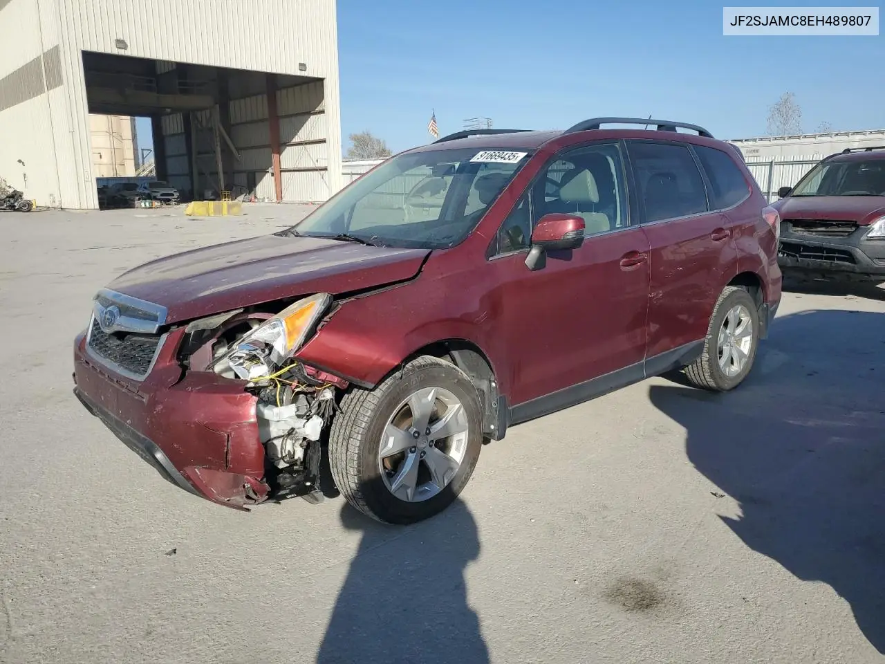JF2SJAMC8EH489807 2014 Subaru Forester 2.5I Touring