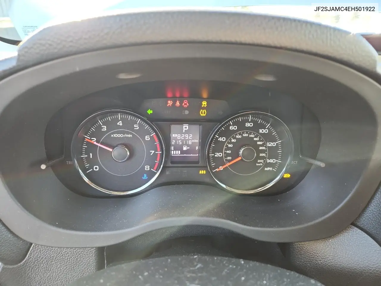 JF2SJAMC4EH501922 2014 Subaru Forester 2.5I Touring