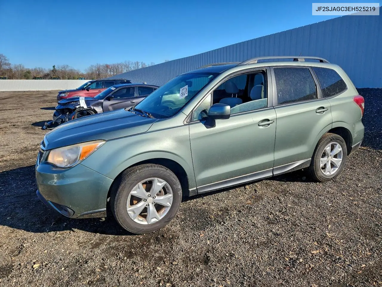 JF2SJAGC3EH525219 2014 Subaru Forester 2.5I Premium