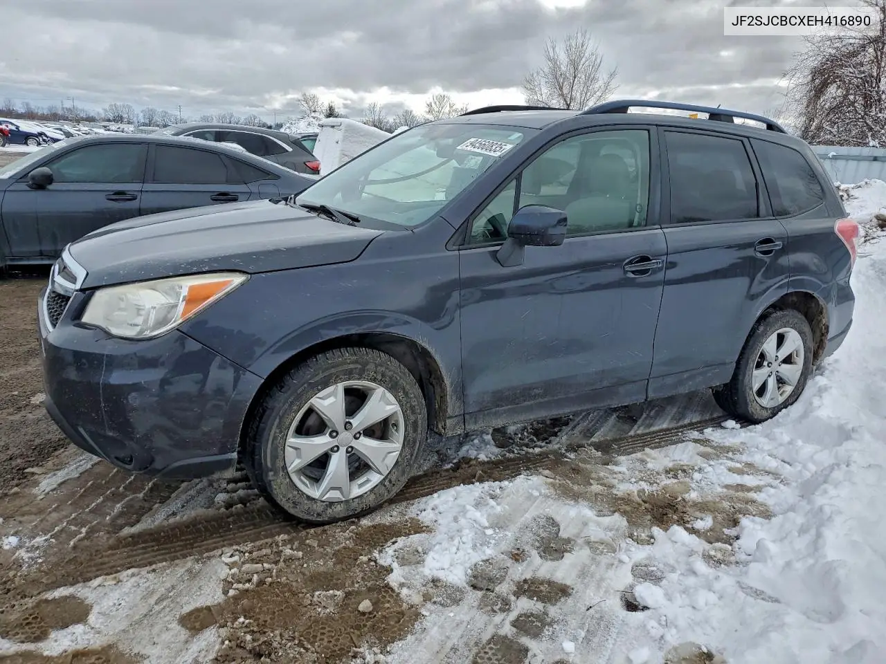 JF2SJCBCXEH416890 2014 Subaru Forester 2.5I Premium