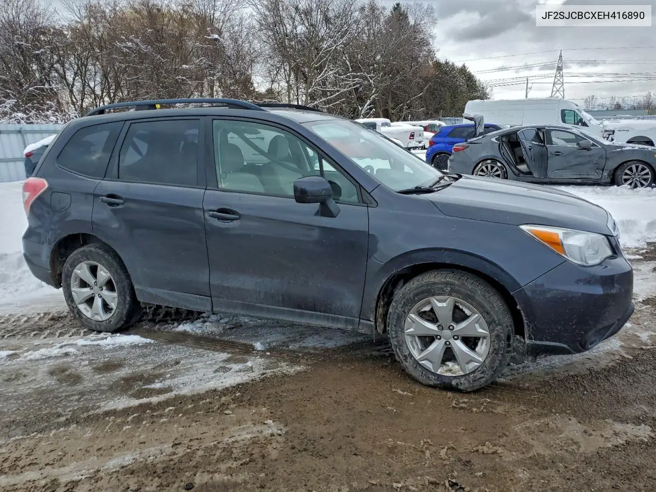 JF2SJCBCXEH416890 2014 Subaru Forester 2.5I Premium