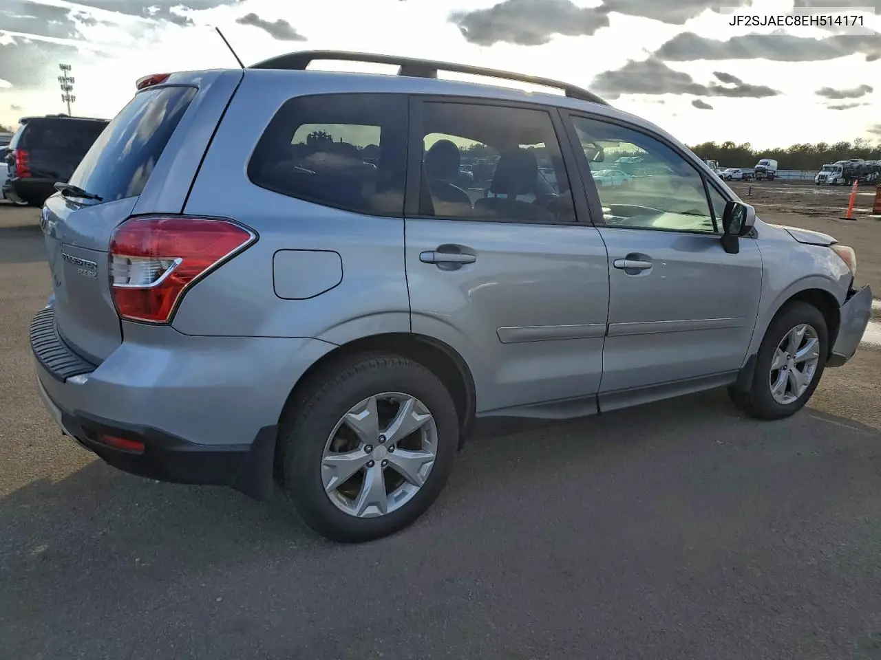JF2SJAEC8EH514171 2014 Subaru Forester 2.5I Premium