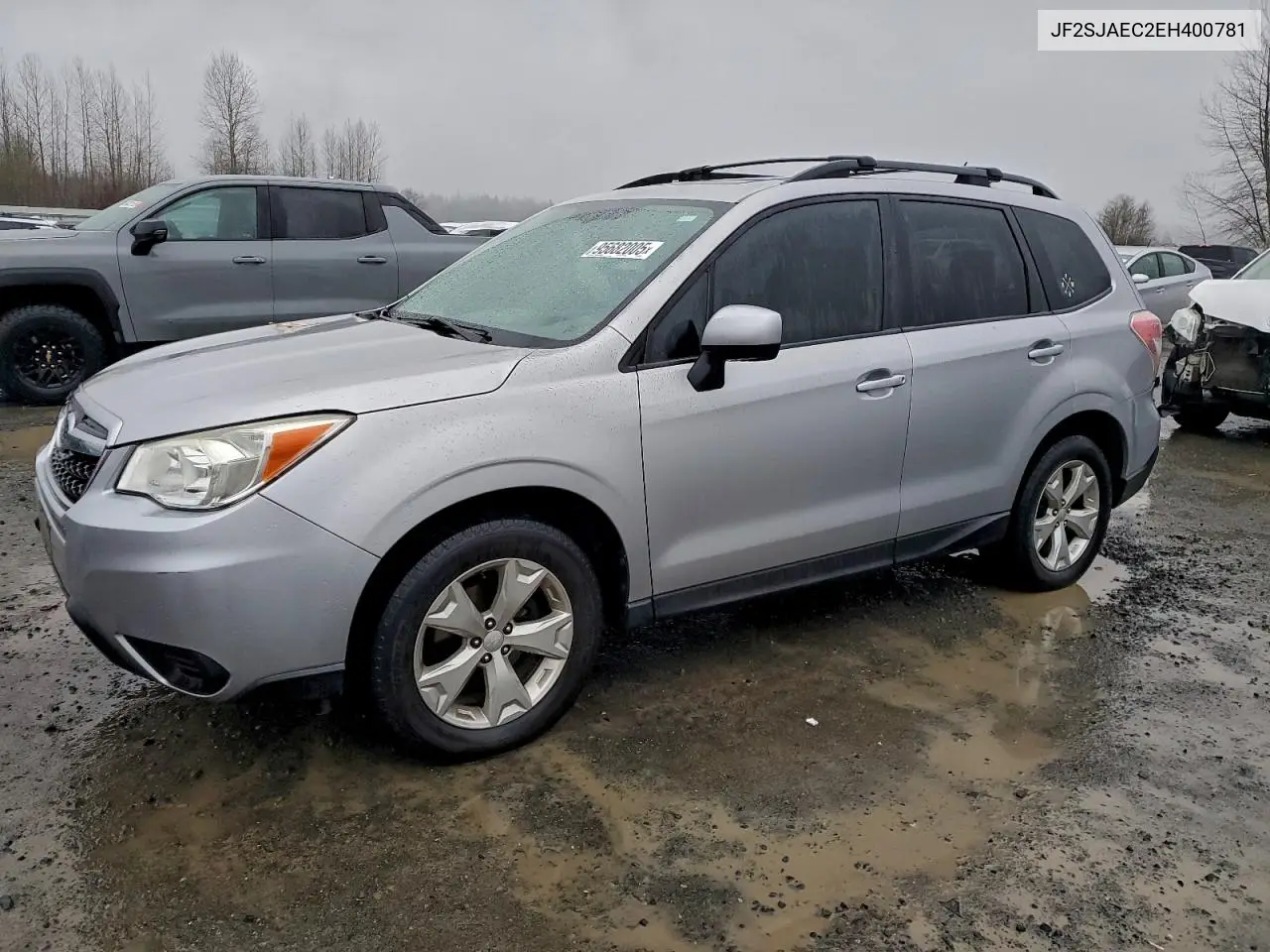 JF2SJAEC2EH400781 2014 Subaru Forester 2.5I Premium
