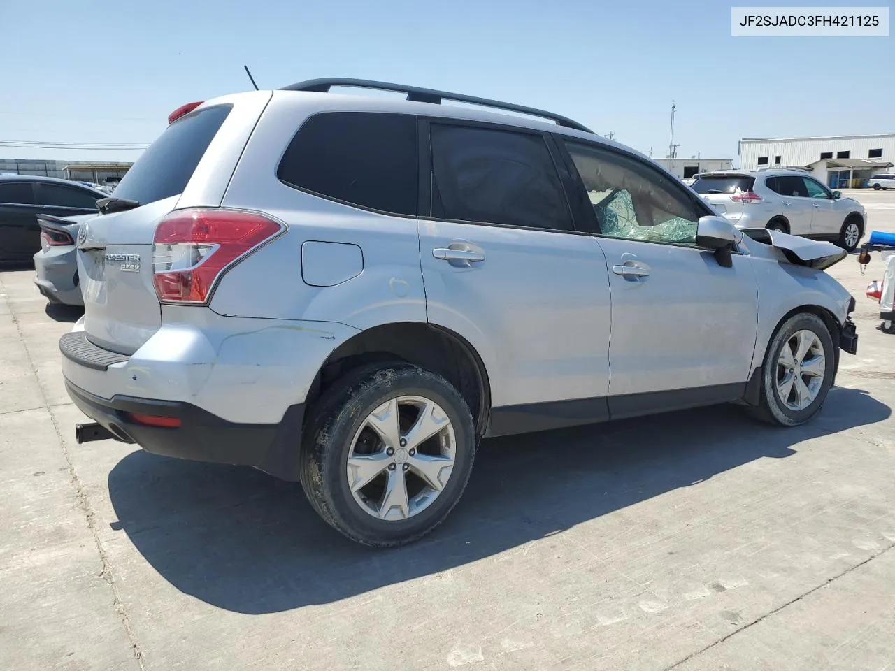 2015 Subaru Forester 2.5I Premium VIN: JF2SJADC3FH421125 Lot: 55367724