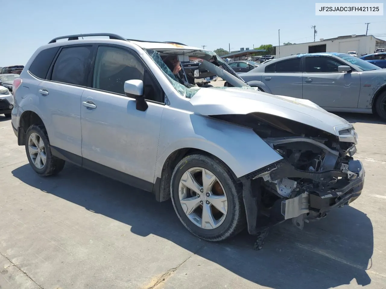 2015 Subaru Forester 2.5I Premium VIN: JF2SJADC3FH421125 Lot: 55367724