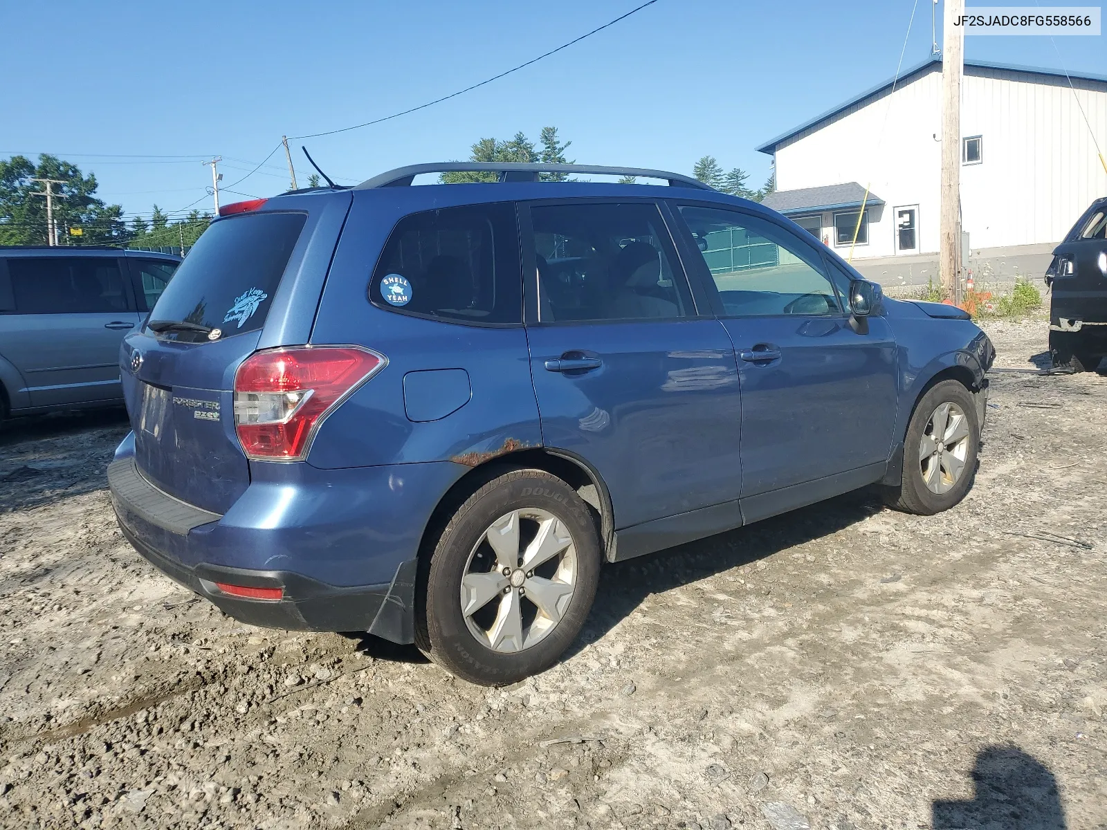 2015 Subaru Forester 2.5I Premium VIN: JF2SJADC8FG558566 Lot: 63292634