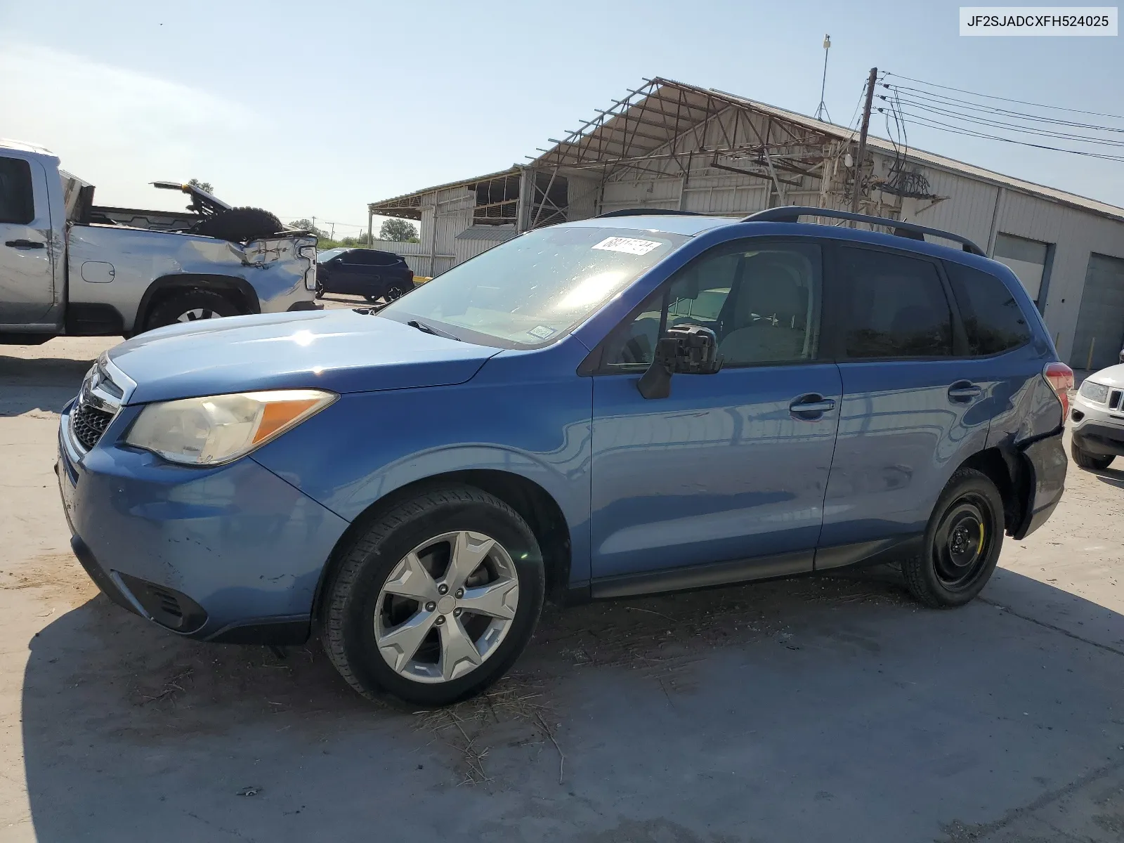 2015 Subaru Forester 2.5I Premium VIN: JF2SJADCXFH524025 Lot: 68415784