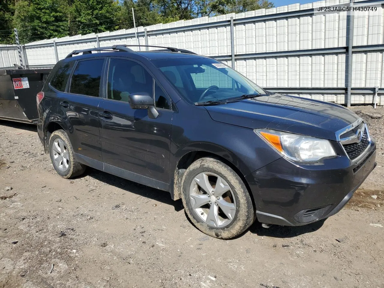 2015 Subaru Forester 2.5I VIN: JF2SJABC5FH430749 Lot: 68909034