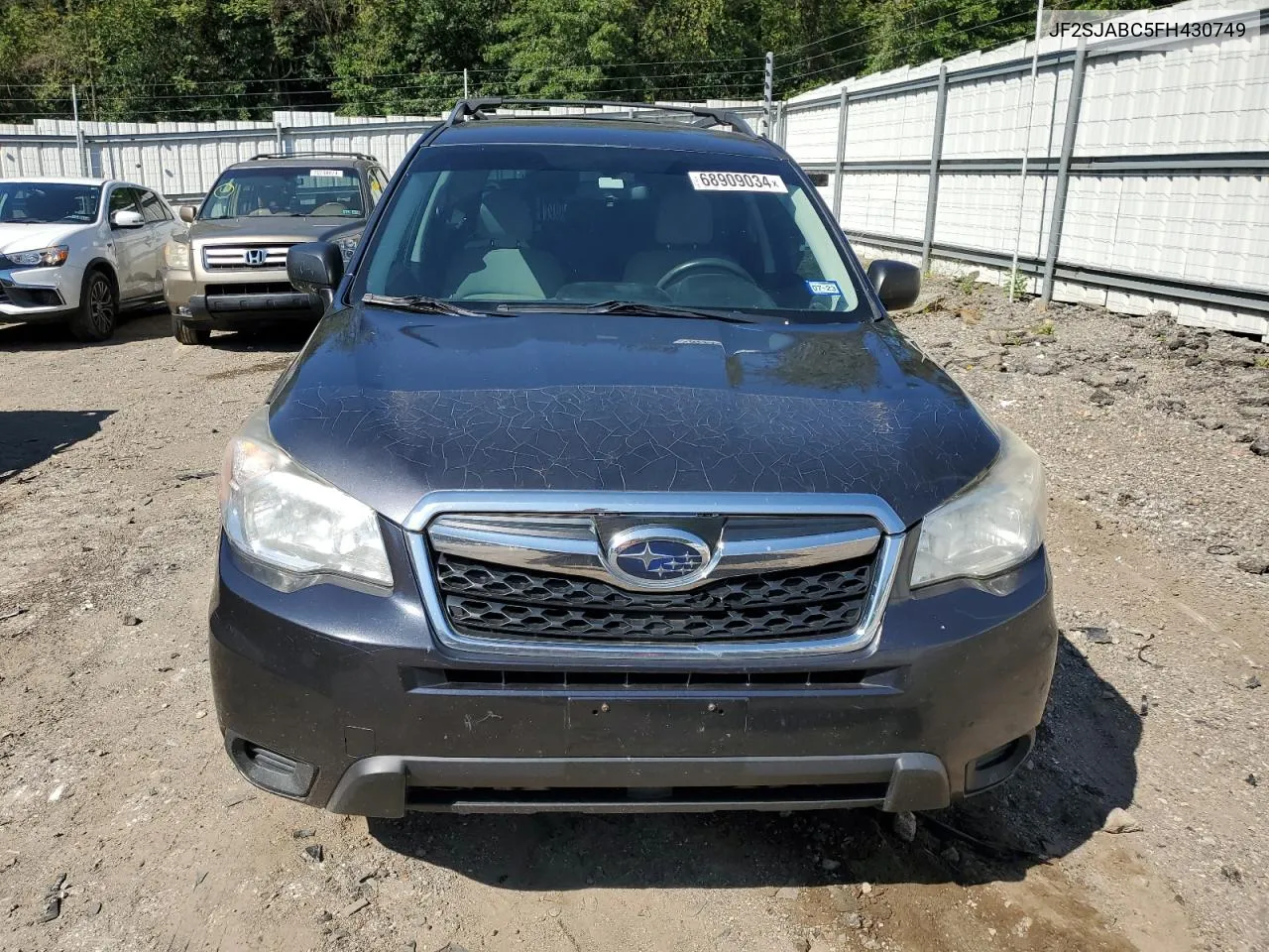 2015 Subaru Forester 2.5I VIN: JF2SJABC5FH430749 Lot: 68909034