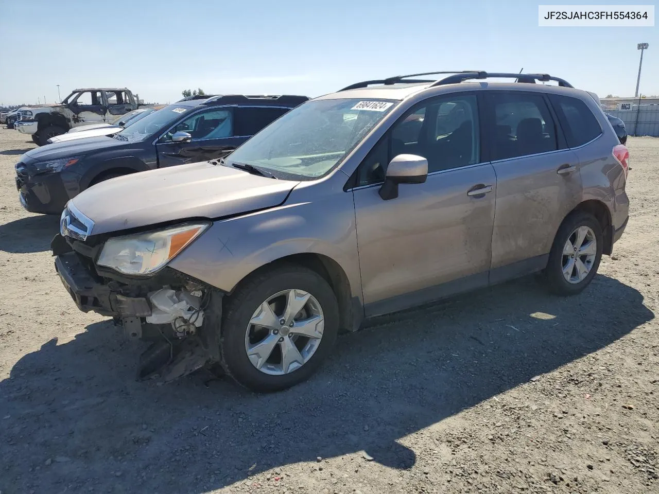 2015 Subaru Forester 2.5I Limited VIN: JF2SJAHC3FH554364 Lot: 69841624