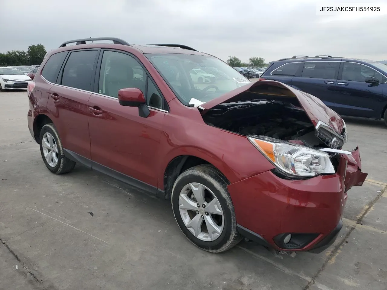 2015 Subaru Forester 2.5I Limited VIN: JF2SJAKC5FH554925 Lot: 69995464