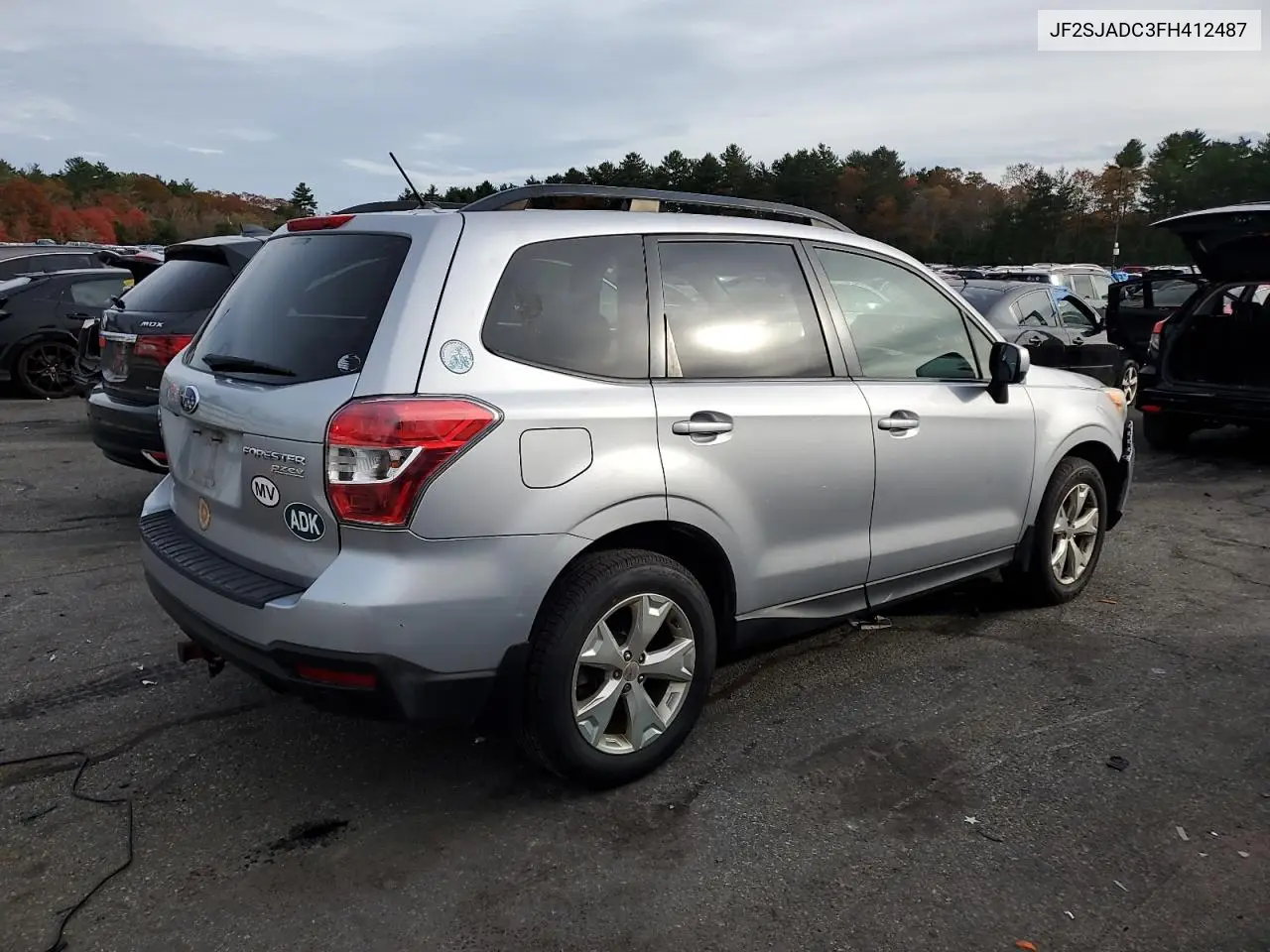 JF2SJADC3FH412487 2015 Subaru Forester 2.5I Premium