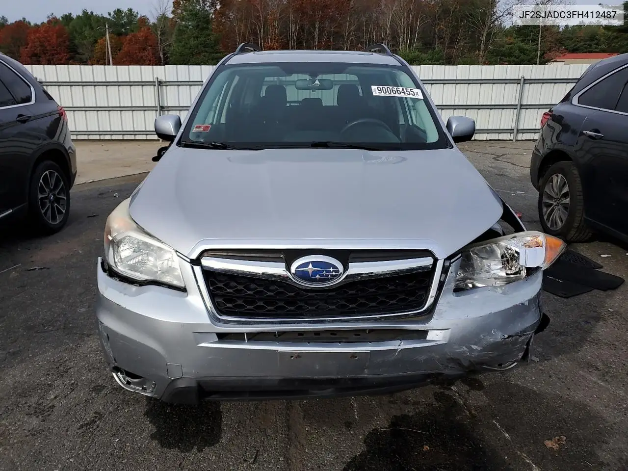 JF2SJADC3FH412487 2015 Subaru Forester 2.5I Premium